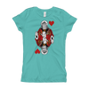 Jesus King of Hearts Girl's T-Shirt