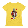 Jesus King of Hearts Ladies' Scoopneck T-Shirt