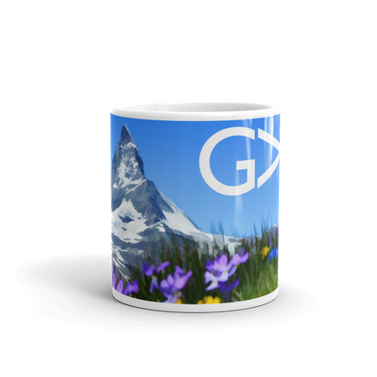 God is Greater than the Highs and Lows Mug