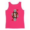 Jesus King of Hearts Ladies' Tank Top