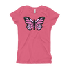 Pink Butterfly Girl's T-Shirt