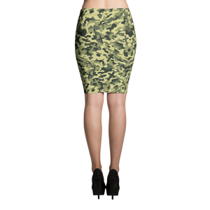 Christian Camouflage Pencil Skirt