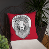 Lion of Nazareth Red Pillow