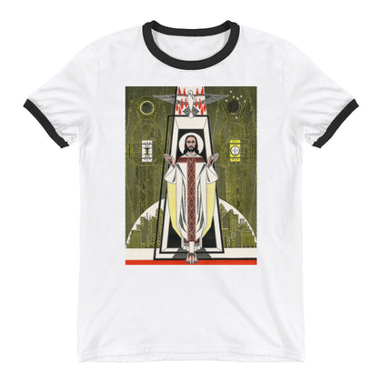 Jesus City of Light Ringer T-Shirt