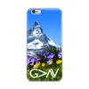 God is Greater than the Highs and Lows (Floral Mountain) iPhone Case