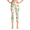 Floral Cross Capri Leggings