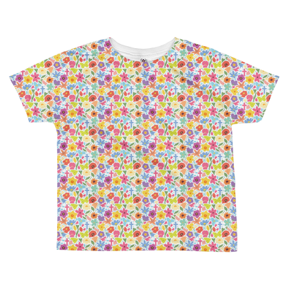 Fun Flowers and Cross Toddler T-shirt