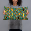 Animal Print Cross Pillow