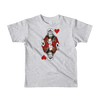 Jesus King of Hearts Short Sleeve Kids T-shirt (2YRS to 6YRS)