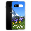 God is Greater than the Highs and Lows (Floral Mountain) Samsung Case