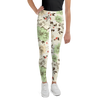 Floral Cross Girls Leggings