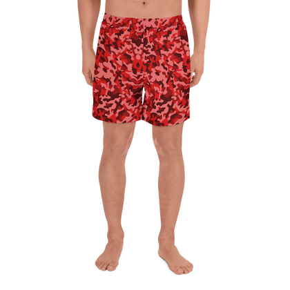 Red Christian Camouflage Long Shorts