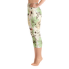 Floral Cross Capri Leggings