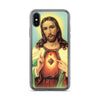 Jesus Sacred Heart (Blue Sky) iPhone Case