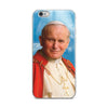 Pope John Paul II (Blue Sky) iPhone Case