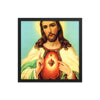 Jesus Sacred Heart (Blue Sky) Framed poster