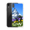 God is Greater than the Highs and Lows (Floral Mountain) iPhone Case