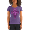 San Damiano Cross (Pink) Ladies' short sleeve t-shirt