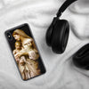 Our lady the blessed virgin Mary with Jesus and Lamb iPhone Case