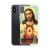 Jesus Sacred Heart (Blue Sky) iPhone Case