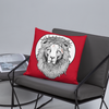 Lion of Nazareth Red Pillow