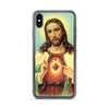 Jesus Sacred Heart (Blue Sky) iPhone Case