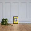 Lion of Nazareth Yellow Framed poster