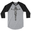 Crucifixion Line Art 3/4 Sleeve Shirt