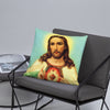 Jesus Sacred Heart (Blue Sky) Pillow