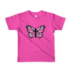 Pink Butterfly Cross Short sleeve kids t-shirt