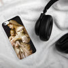 Our lady the blessed virgin Mary with Jesus and Lamb iPhone Case