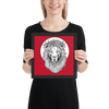 Lion of Nazareth Red Framed poster