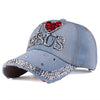 I Heart Jesus Denim Baseball Hat